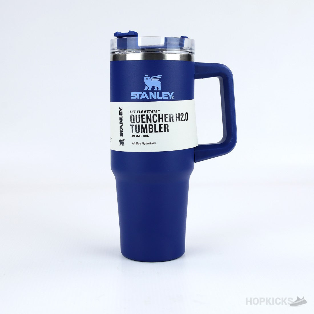 New Stanley Stainless Steel Insulated Tumbler with Lid and Straw - Blue