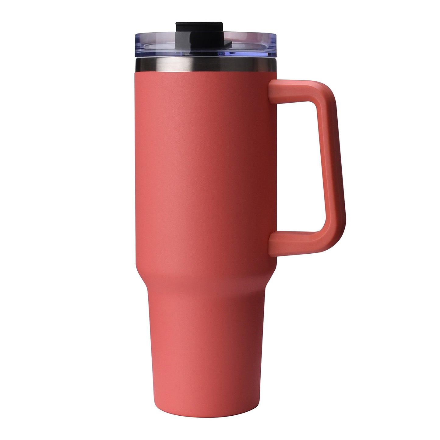 Double Wall Stainless Steel Insulated Tumbler With Straw - Red