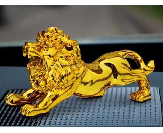 Modern Abstract Geometric Style Decorative Lion Sculpture