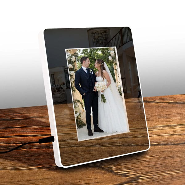 Imported Quality Magic Mirror Photo Frame With LED Light