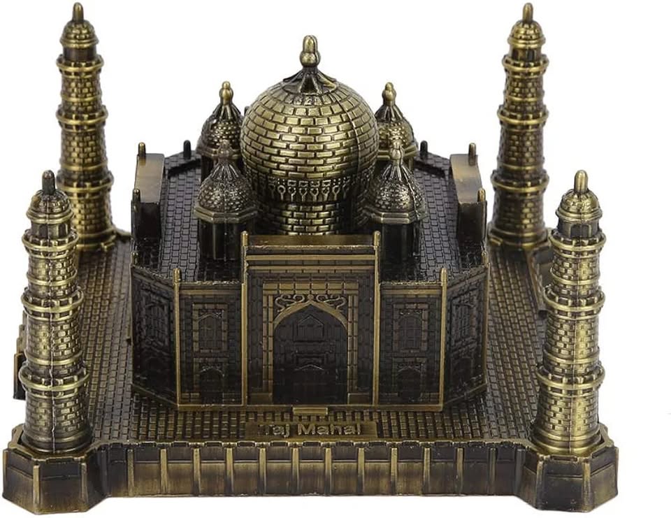 Metal Craft Indian Famous Building Taj Mahal Model