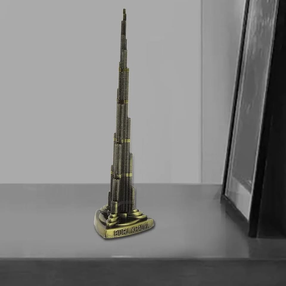 World Famous Building Dubai Burj Khalifa Tower Figurine model