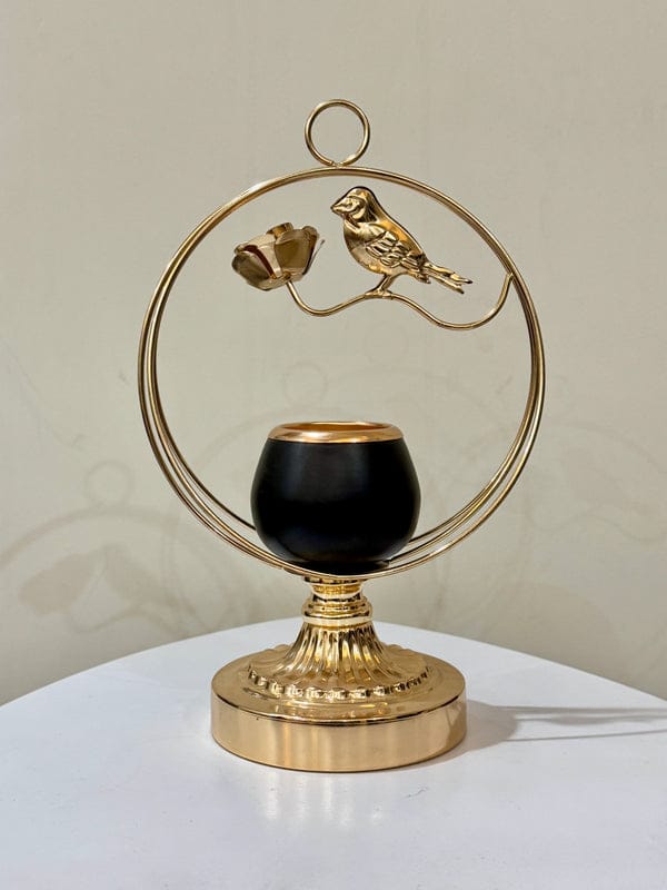 Metal Hanging Candle holder With Sparrow Design