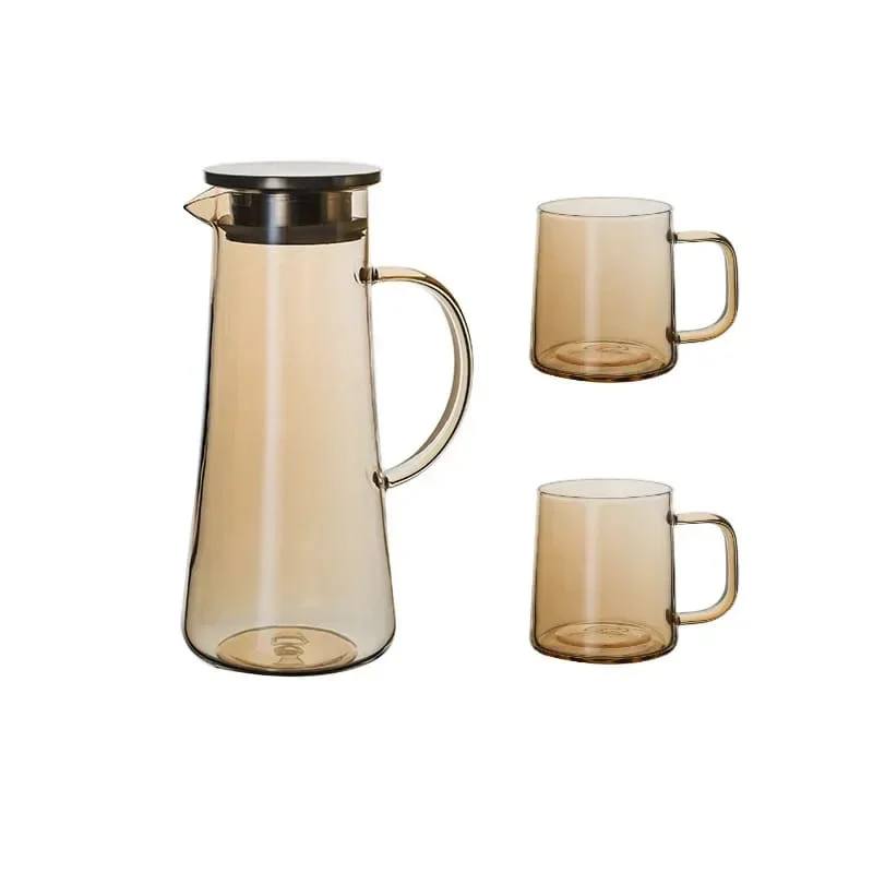 High Borosilicate Heat Resistant Water Pitcher