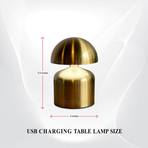 Metal Touch Sense Multiple Shade Rechargeable Desk Lamp