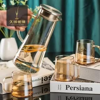 High Borosilicate Heat Resistant Water Pitcher
