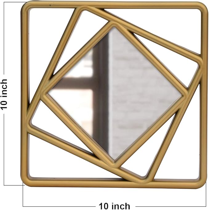 Square Shape Decorative Wall Mirror