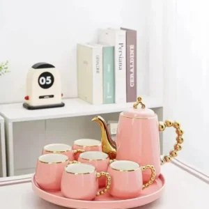 Turkish Style Tea Set With Fancy Handles
