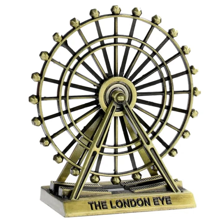 Decorative Metal London Eye Ferris Wheel Model