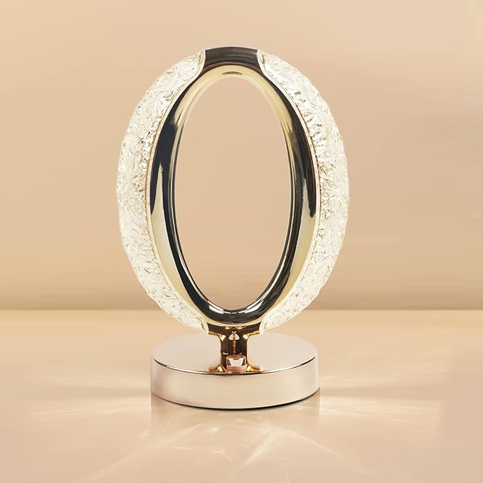 LED Crystal Table Touch Sensor Lamp with 3 Changeable Modes