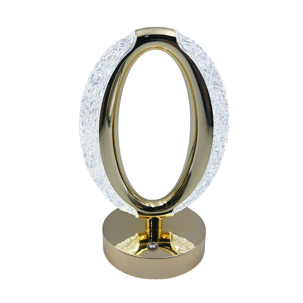 LED Crystal Table Touch Sensor Lamp with 3 Changeable Modes