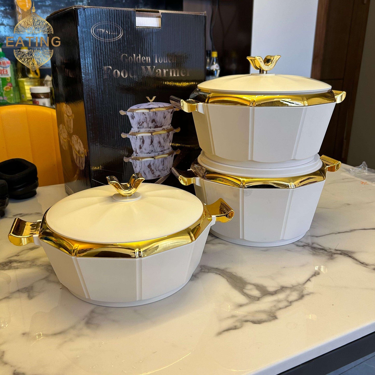 Original Factory Design 3PCS Food Warmer With Lid
