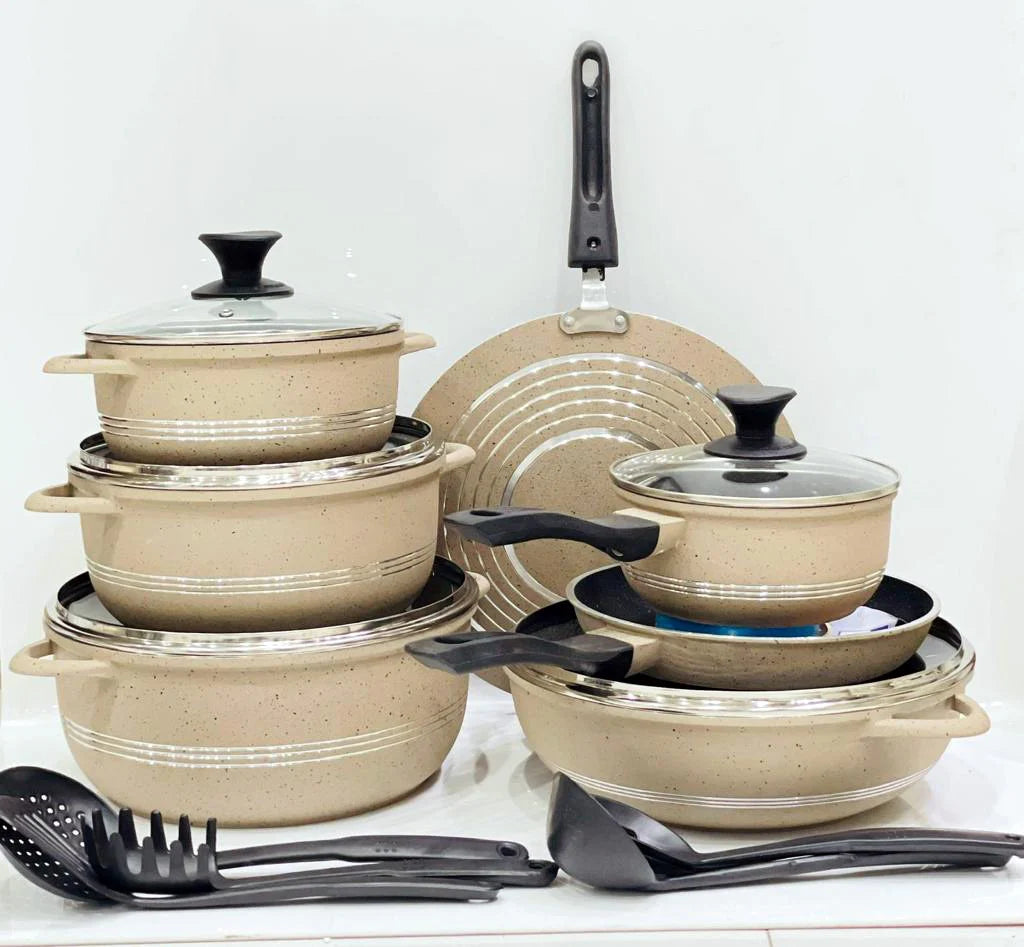 Dessini Series17Pcs Non Stick Cookware Set