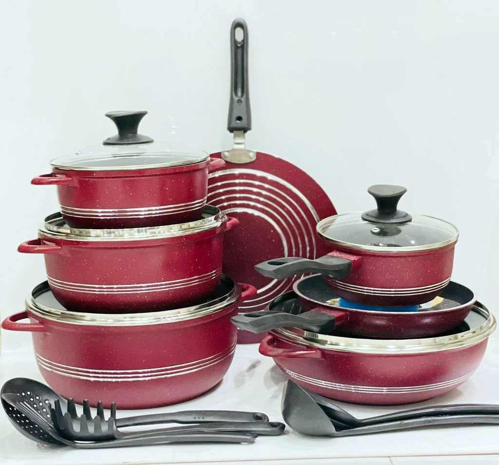 Dessini Series17Pcs Non Stick Cookware Set