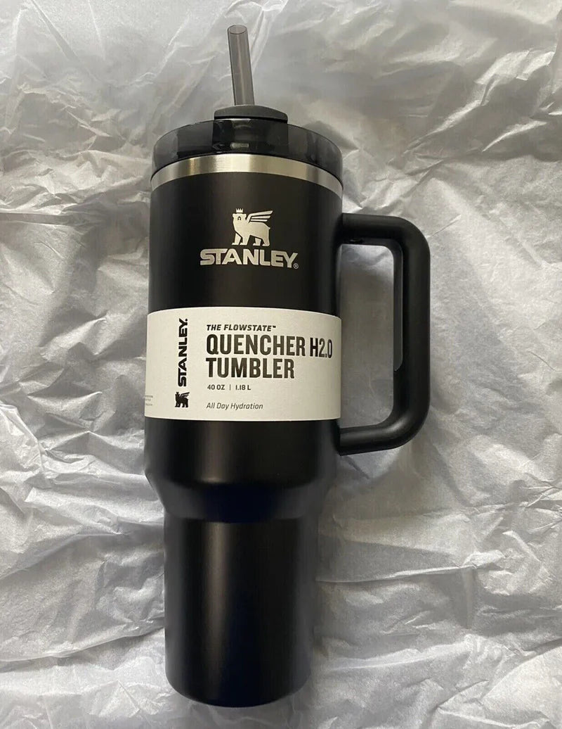 New Stanley Stainless Steel Insulated Tumbler with Lid and Straw