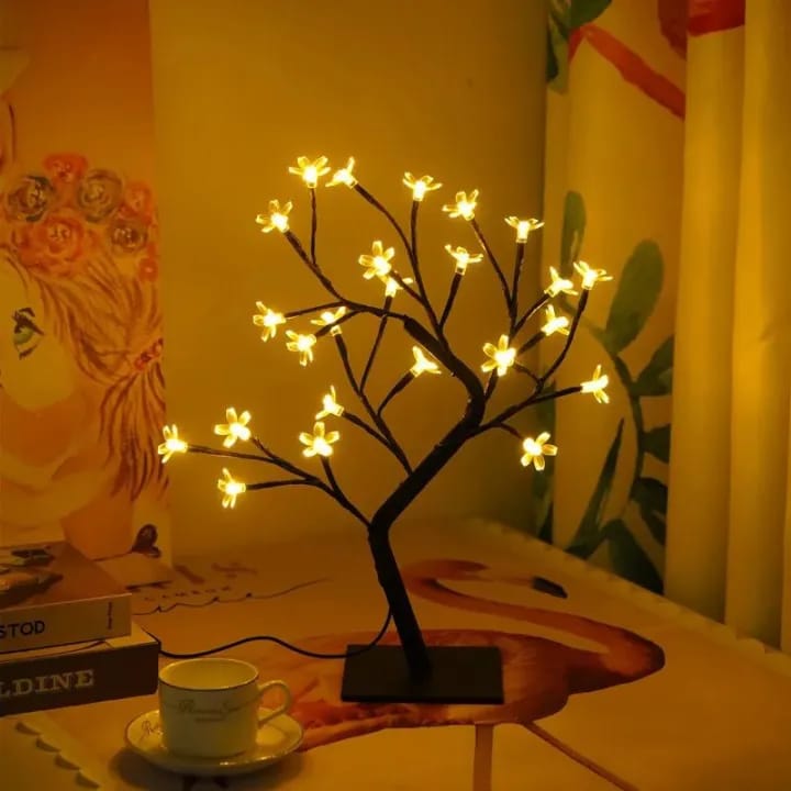 Electric Operated LED Cherry Blossom Tree Lamp With 48 LED lights