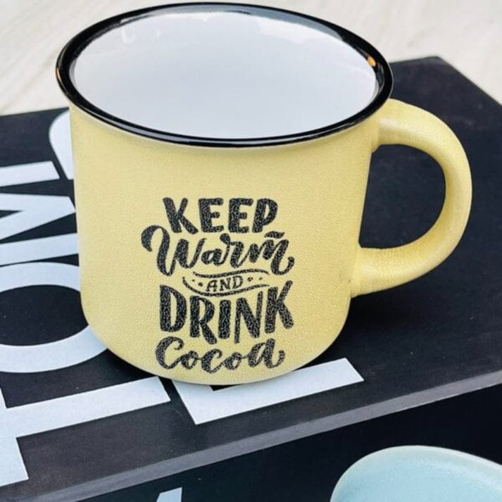 New Design Custom Engrave Quotation Mug