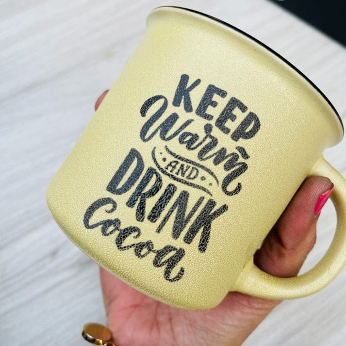 New Design Custom Engrave Quotation Mug