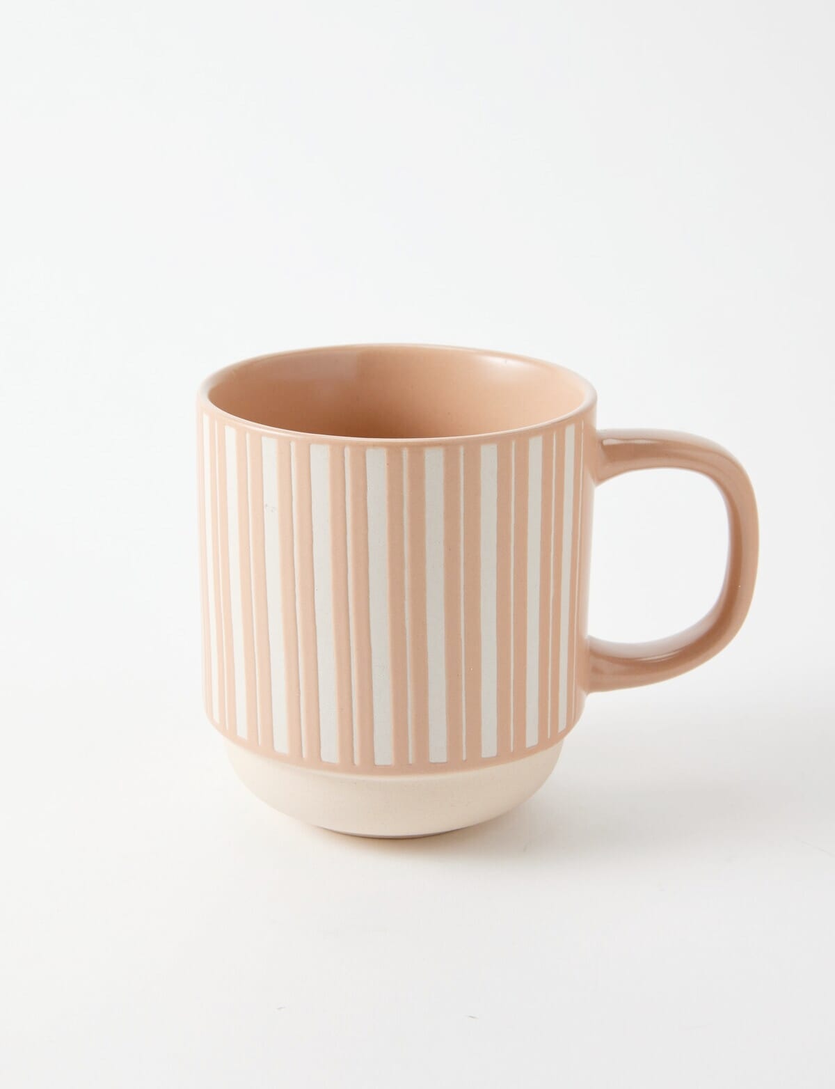 Stripe Speckle Tea/Coffee Mug