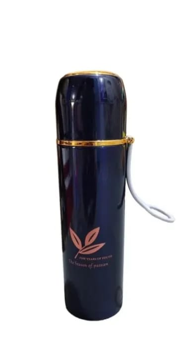 Stainless Steel Leaf Design Water Bottle