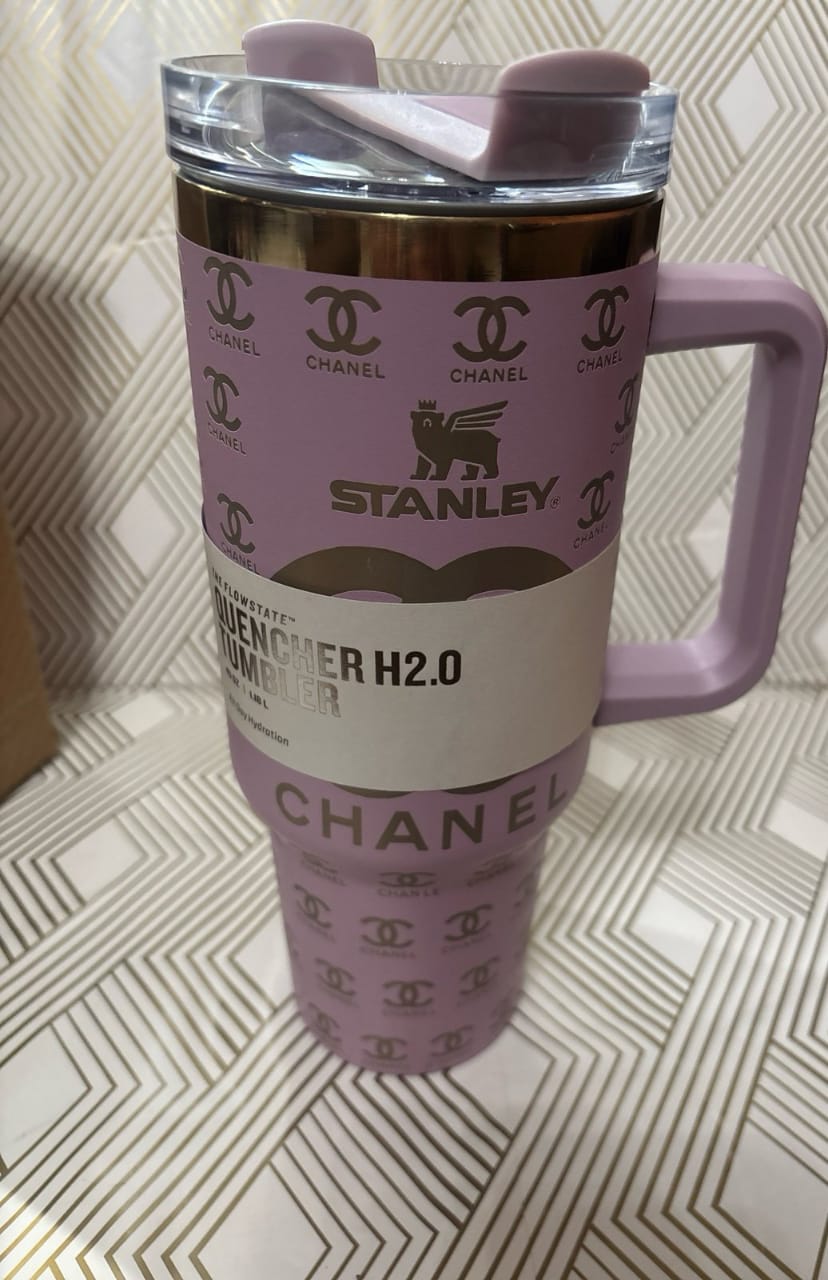 Custom Chanel Engraved Stanley Tumbler