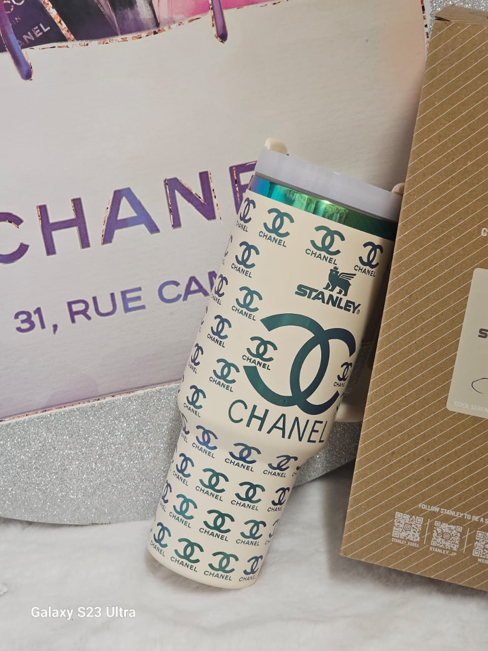 Custom Chanel Engraved Stanley Tumbler
