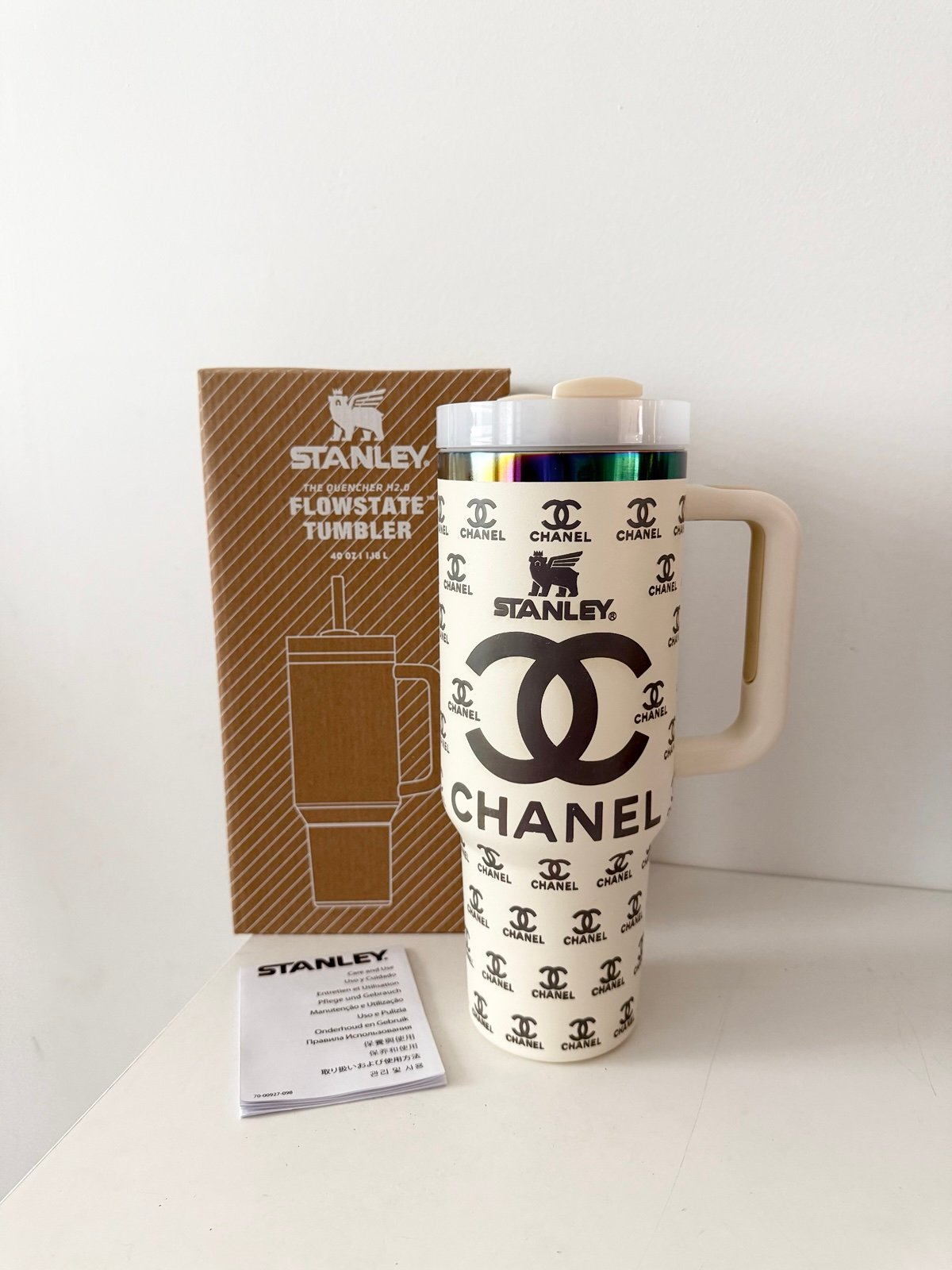 Custom Chanel Engraved Stanley Tumbler