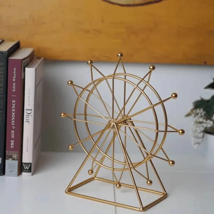 Modern Nordic Round Rotatable Ferris Wheel Ornament