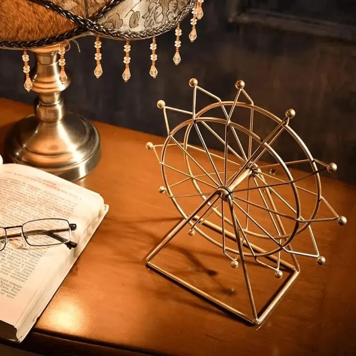 Modern Nordic Round Rotatable Ferris Wheel Ornament