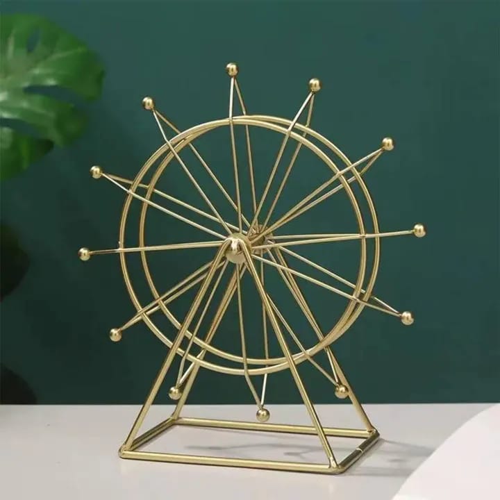 Modern Nordic Round Rotatable Ferris Wheel Ornament