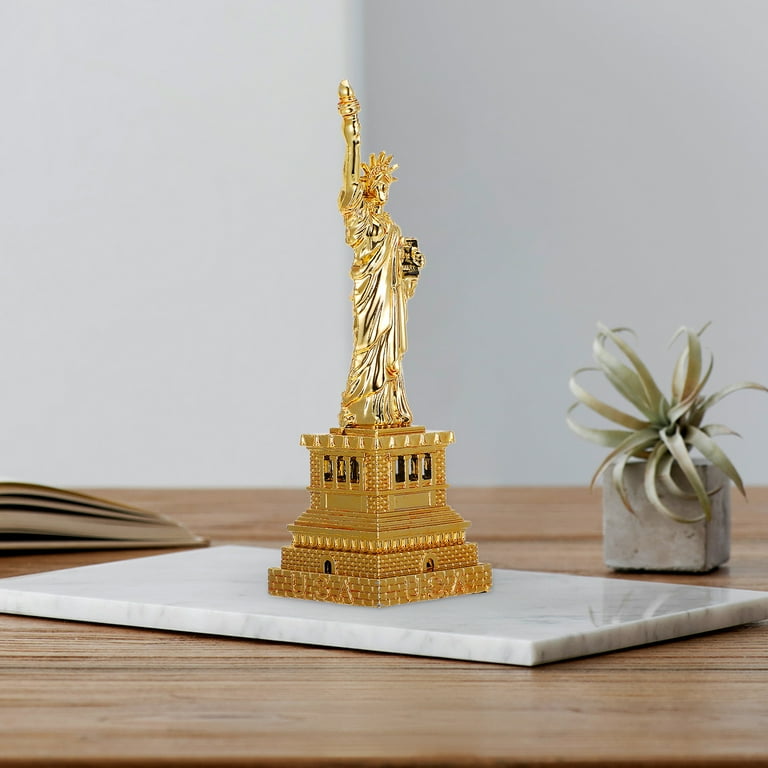 Metal New York City's Gold Statue of Liberty Figurine