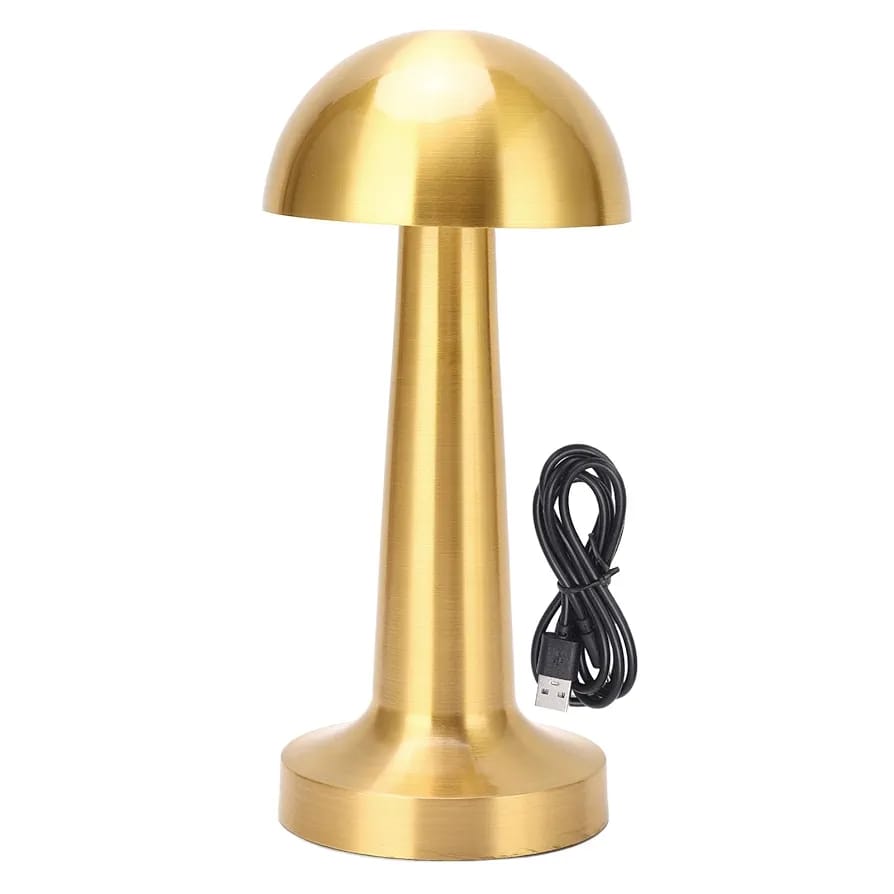 USB Charging Metal Rechargeable Table lamp With 3 Shades