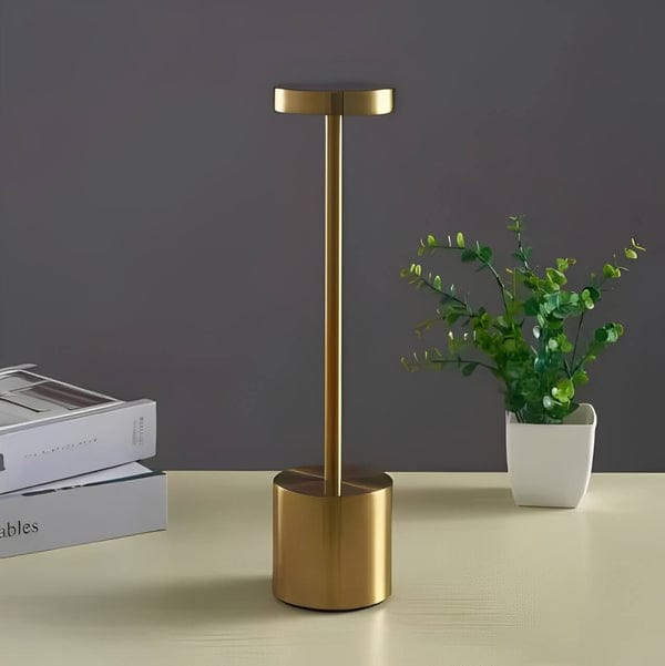 Classic Metal Touch Sensor LED Table Lamp Rechargeable Desk Lamp 3 Colors