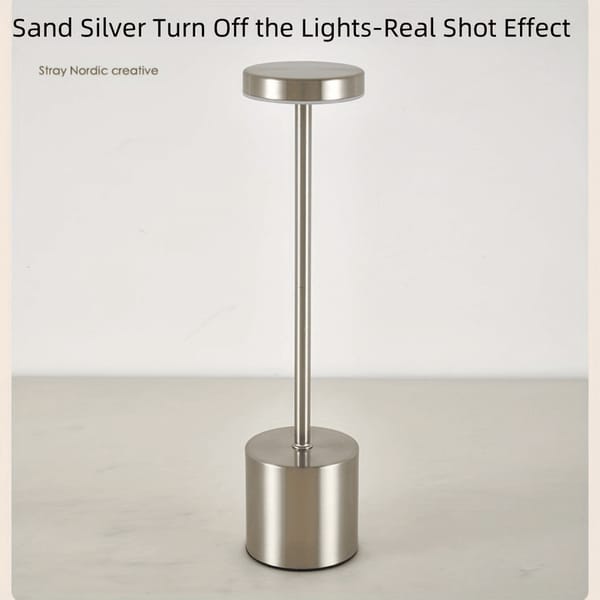 Classic Metal Touch Sensor LED Table Lamp Rechargeable Desk Lamp 3 Colors
