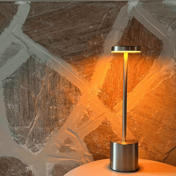 Classic Metal Touch Sensor LED Table Lamp Rechargeable Desk Lamp 3 Colors