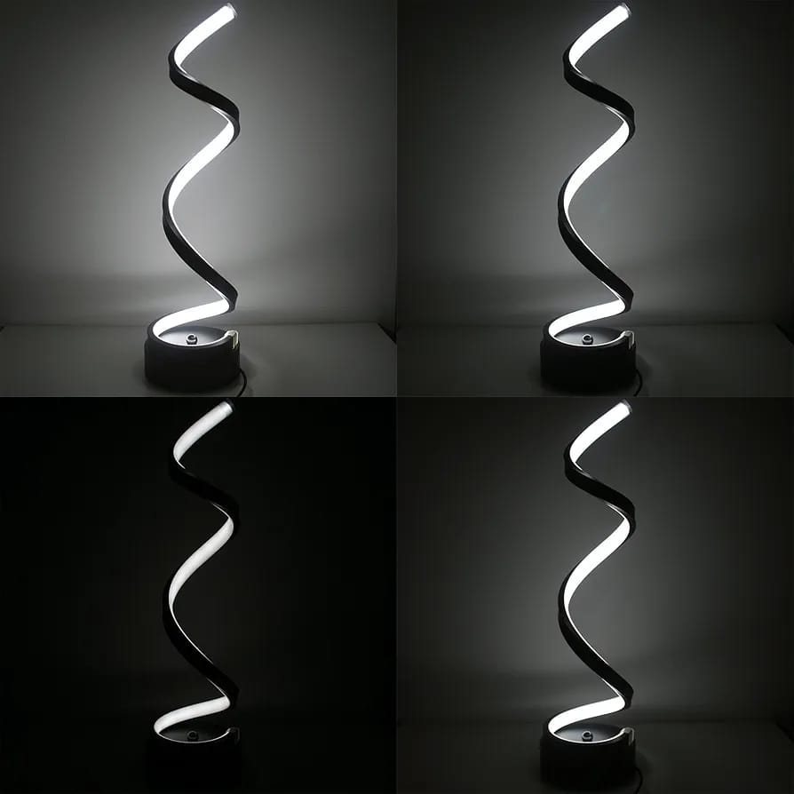Stylish LED Night Lamp Spiral Line Table Lamp