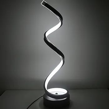 Stylish LED Night Lamp Spiral Line Table Lamp