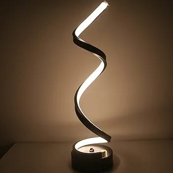 Stylish LED Night Lamp Spiral Line Table Lamp