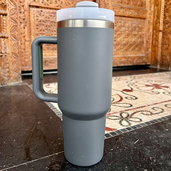 Premium High Quality Stainless Steel Insulated Tumbler - Grey