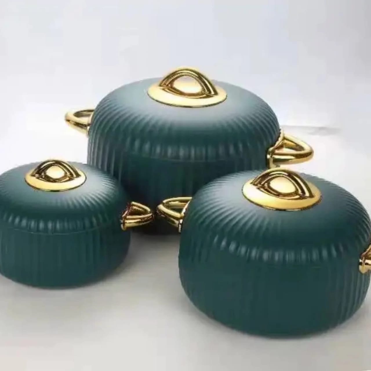 Elegant Luxury Insulated 3Pcs Food Warmer Set