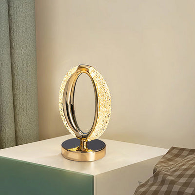LED Crystal Table Touch Sensor Lamp with 3 Changeable Modes