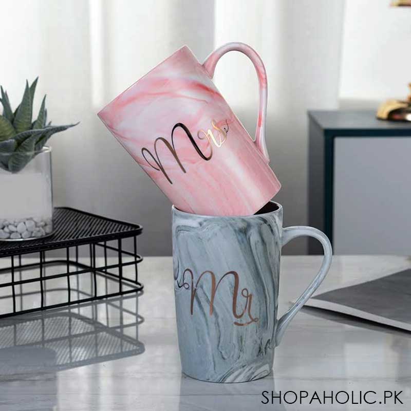 Mr. & Mrs. Mugs in Stunning Marble Style