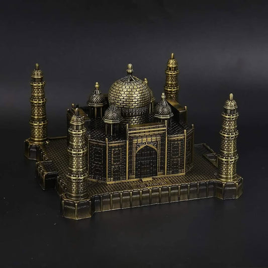 Metal Craft Indian Famous Building Taj Mahal Model