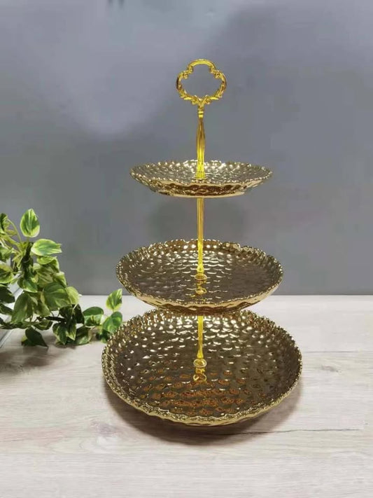 Royal Elegant 3-Tier Cup Cake Serving Stand