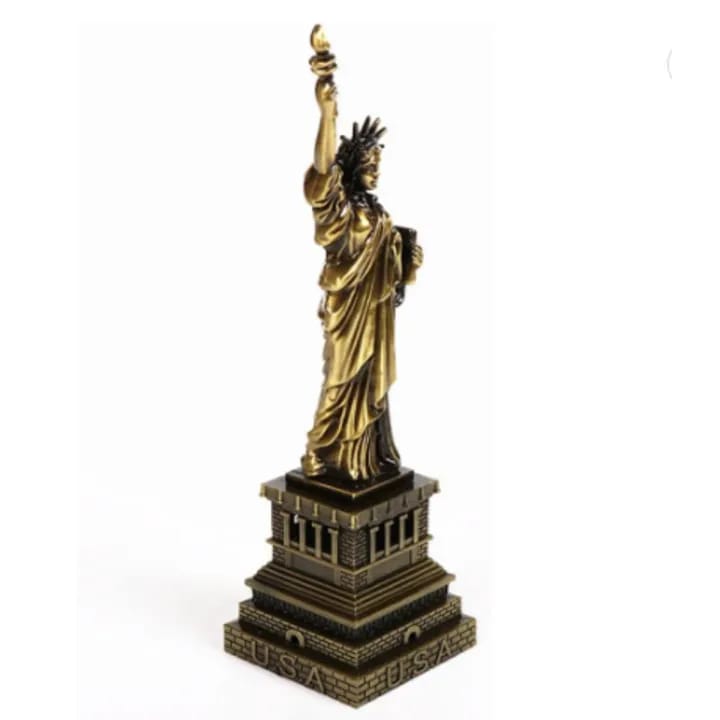 Metallic Statue of Liberty Figurine Model Metal Crafts