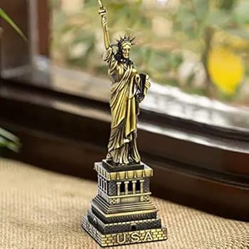 Metallic Statue of Liberty Figurine Model Metal Crafts