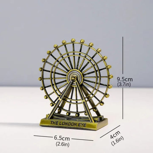 Decorative Metal London Eye Ferris Wheel Model