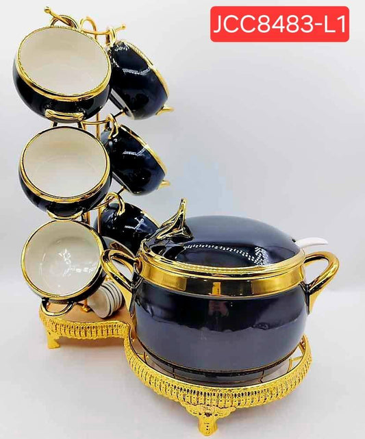 16 Pieces Soup Set with buffet stand