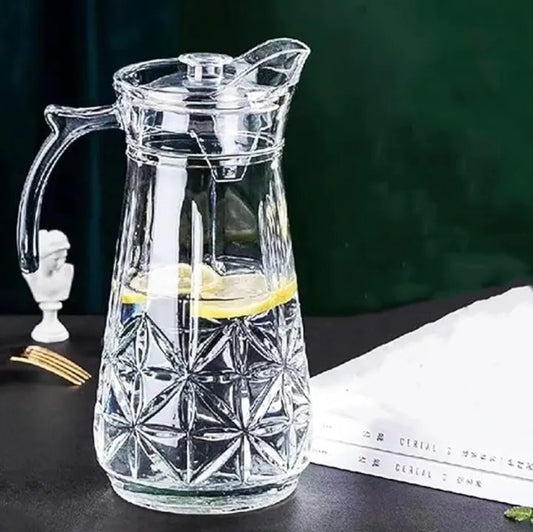 1.8L Capacity Glass Water Jug with lid