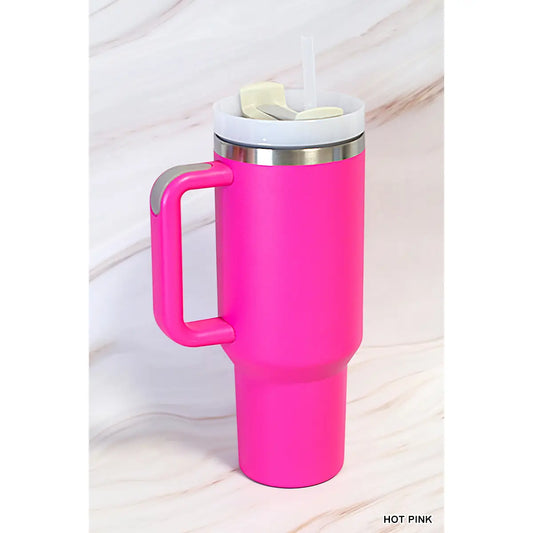 Premium High Quality Stainless Steel Insulated Tumbler - Hot Pink